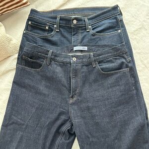 Levi’s 512’s and Uniqlo JW Anderson Inigo Jeans